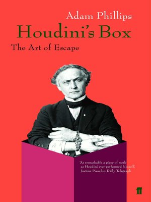 cover image of Houdini's Box: the Art of Escape